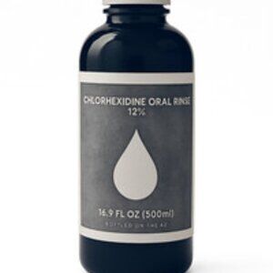 Dental Chlor 472ml 0,12% Chlorhexidine Antiseptic Cleansing Agent Bottle
